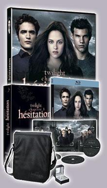 DVD, blu-ray, coffret Twilight 3 (Hésitation)
